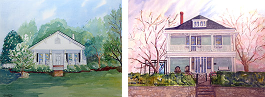 Kathleen Horst house portrait examples